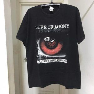 Life Of Agony a Place Where There Is No Pain Band Tee 00s